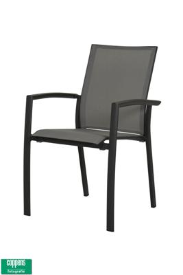 Qopps Tampa stapelbare tuinstoel royal Grey