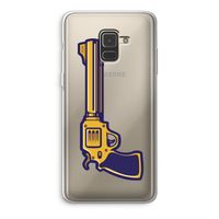 Pew Pew Pew: Samsung Galaxy A8 (2018) Transparant Hoesje