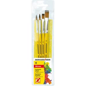 Penselenset synthetisch maat 4-6-8-12 Eberhard Faber