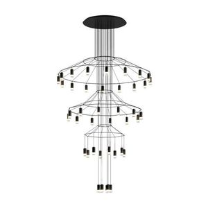 Vibia Wireflow Chandelier Kroonluchter 0378 - Zwart