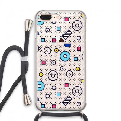 8-bit N°9: iPhone 7 PLUS Transparant Hoesje met koord