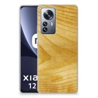 Xiaomi 12 Pro | Bumper Hoesje | Licht Hout