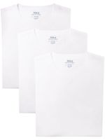 Polo Ralph Lauren lot de trois t-shirts à col rond - Blanc