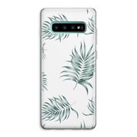Simple leaves: Samsung Galaxy S10 Plus Transparant Hoesje