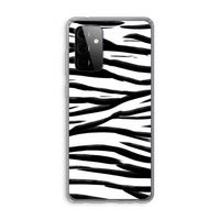 Zebra pattern: Samsung Galaxy A72 Transparant Hoesje Zebra pattern: Samsung Galaxy A72 Transparant Hoesje