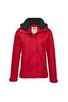 Hakro 262 Women's rain jacket Colorado - Red - M