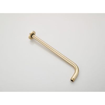 Douchearm SaniClear Brass | 35 cm | Wandmontage | Messing | Rond | Geborsteld messing
