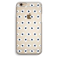 Eyes pattern: iPhone 6 / 6S Transparant Hoesje