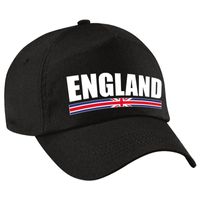 England supporter pet / cap Engeland zwart kinderen