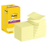 Memoblok post-it z-note s330 super sticky geel | 12 stuks