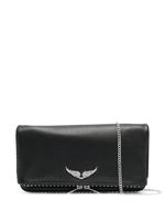 Zadig&Voltaire logo-plaque stud-embellished shoulder bag - Noir - thumbnail