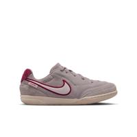 Nike Tiempo Street Gato PRM Straatvoetbalschoenen Kids Grijs Wit Bordeauxrood