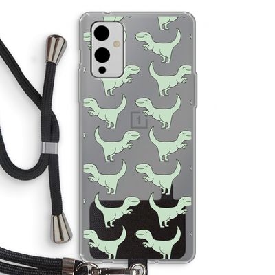 Dinos: OnePlus 9 Transparant Hoesje met koord