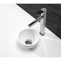 Wiesbaden Tessa Waskom Rond - 20x11cm - Solid Surface - Mat Wit