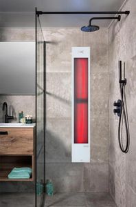 Xenz Feel Good Shower L infrarood inbouw 110x27 cm wit