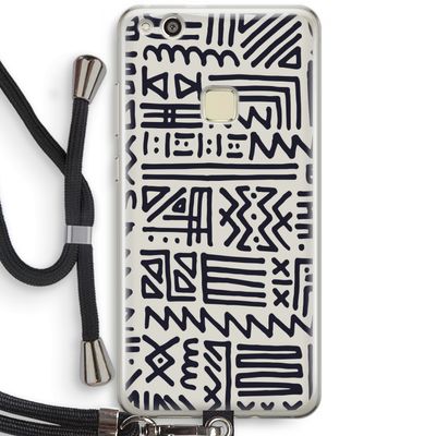 Marrakech print: Huawei Ascend P10 Lite Transparant Hoesje met koord