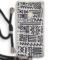 Marrakech print: Huawei Ascend P10 Lite Transparant Hoesje met koord