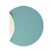 Tapeso Rond Buitenkleed effen - Flip turquoise - 160 cm rond Tapeso Rond Buitenkleed effen - Flip turquoise - 160 cm rond