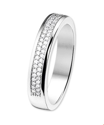 TFT Ring Diamant 0.25ct H SI Witgoud