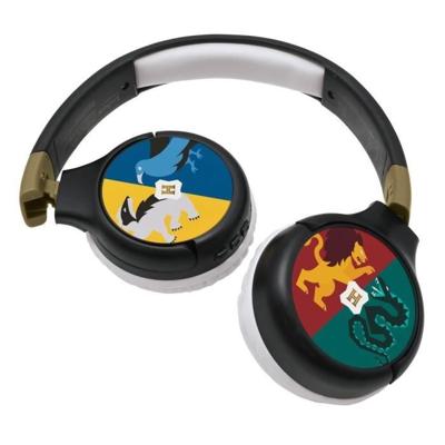 HARRY POTTER - 2-in-1 Bluetooth-hoofdtelefoon - Comfortabel en opvouwbaar bedraad voor kinderen met geluidsbeperking
