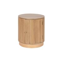 Nachtkastje Home ESPRIT Natuurlijk Paulownia hout Hout MDF 43 x 43 x 48 cm