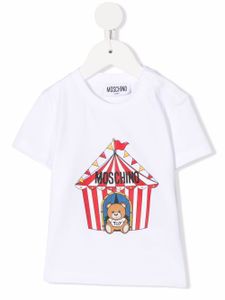 Moschino Kids t-shirt à logo imprimé - Blanc