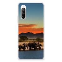 Sony Xperia 10 III | TPU Hoesje | Olifanten