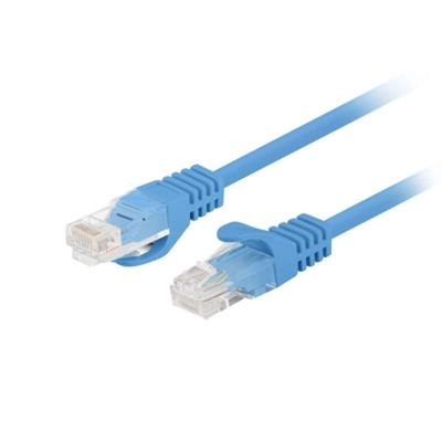 Stevige UTP-netwerkkabel categorie 6 Lanberg PCU6-20CC-0025-B Blauw 25 cm U/UTP (UTP)
