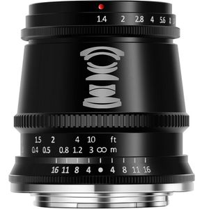 TTArtisan APS-C 17mm f1.4 Sony E mount Black