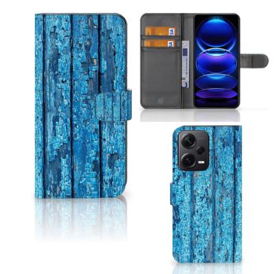 Xiaomi Poco X5 Pro | Note 12 Pro 5G | Book Style Case | Wood Blue