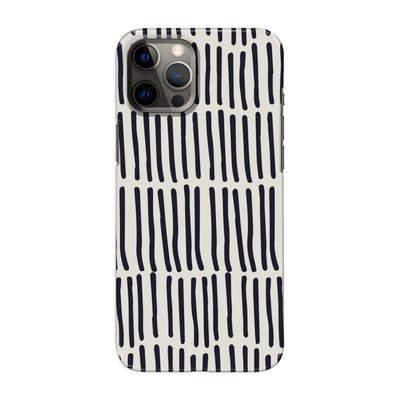 Moroccan stripes: Volledig geprint iPhone 12 Pro Max Hoesje