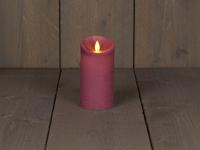 B.o.t. kaars wax rustiek bewegende vlam 7.5x15cm antiek roze 3xaaa/timer - Annas collection B.o.t. kaars wax rustiek bewegende vlam 7.5x15cm antiek roze 3xaaa/timer - Annas collection