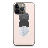 Marmeren cirkels: iPhone 13 Pro Transparant Hoesje