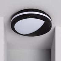 Plafondlamp zwart 'Nataly modern rond E27 fitting 300mm Plafondlamp zwart 'Nataly modern rond E27 fitting 300mm