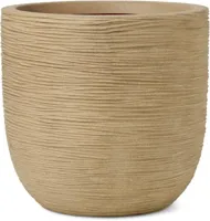 Capi nature bol rib nl bloempot 43x41 cm beige