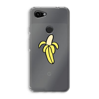 Banana: Google Pixel 3a Transparant Hoesje