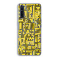 Majorelle Blue Print: Oppo A91 Transparant Hoesje