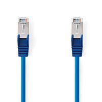 Nedis CAT5e Netwerkkabel | SF/UTP | RJ45 Male | RJ45 Male | 10.0 m | Rond | PVC | Blauw | Label - CCGL85121BU100 - thumbnail