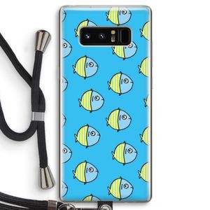 Visjes: Samsung Galaxy Note 8 Transparant Hoesje met koord