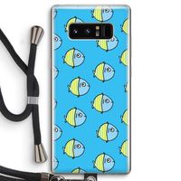Visjes: Samsung Galaxy Note 8 Transparant Hoesje met koord