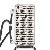 Crazy shapes: iPhone 7 Transparant Hoesje met koord