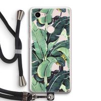 Bananenbladeren: Pixel 3 Transparant Hoesje met koord
