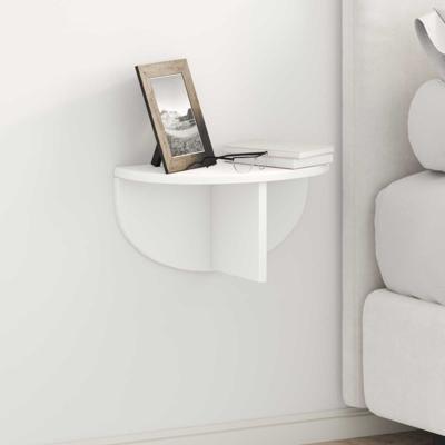 Wandplank Wandgemonteerd 2 pcs Wit 38 x 19 x 19 cm Bewerkt hout Wandplank Wandgemonteerd 2 pcs Wit 38 x 19 x 19 cm Bewerkt hout