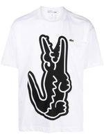 Comme Des Garçons Shirt x Lacoste t-shirt à imprimé graphique - Blanc