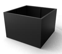Artus rechthoekige Aluminium plantenbakken Lengte: 1500 Breedte: 300 Hoogte: 800 - Geroba