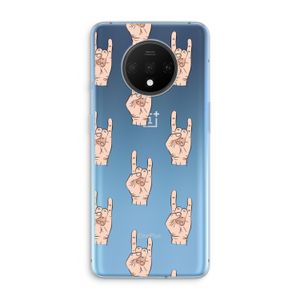 Rock: OnePlus 7T Transparant Hoesje