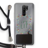 It's Lit: Xiaomi Redmi 9 Transparant Hoesje met koord