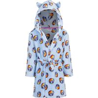 My Little Pony badjas blauw met capuchon voor kinderen