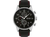 Boss Hugo Boss chronograaf navigator herenhorloge met zwarte stoffen band, 44 mm
