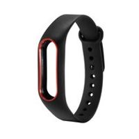 Xiaomi Mi band 2 DUO COLOR bandje voor CA0600B - Zwart - thumbnail